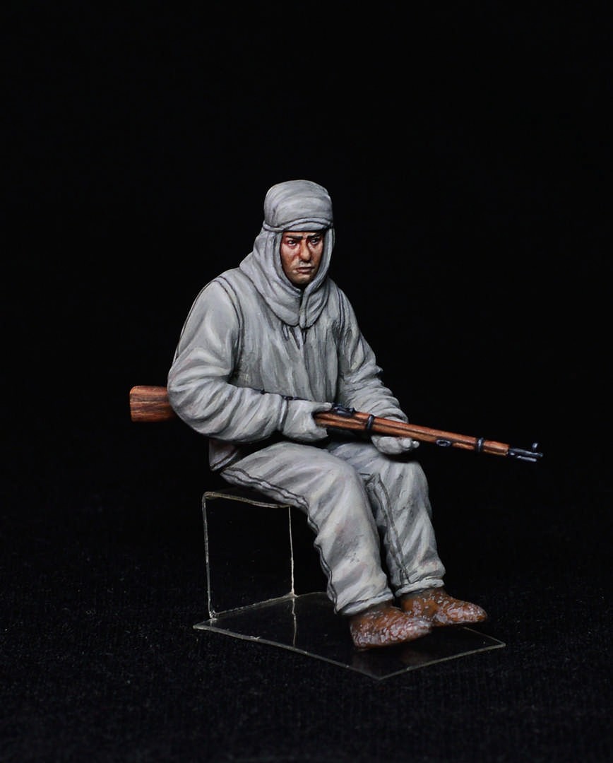 MiniArt 35226 1:35 Sovyet Taarruz Piyadeleri (Kamuflaj Pelerinli)
