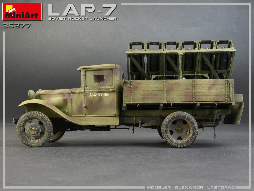 MiniArt 35277 1:35 Sovyet Roket Fırlatıcı LAP-7