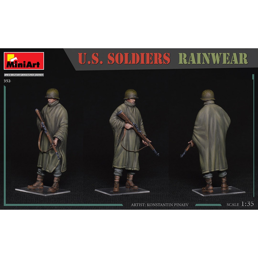 MiniArt 35245 1:35 Yağmurluklu Amerikan Askerleri