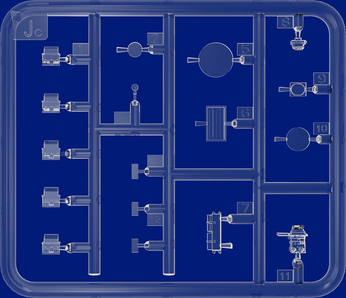 MiniArt 37010 1:35 Tiran 4 Early Type. Interior Kit