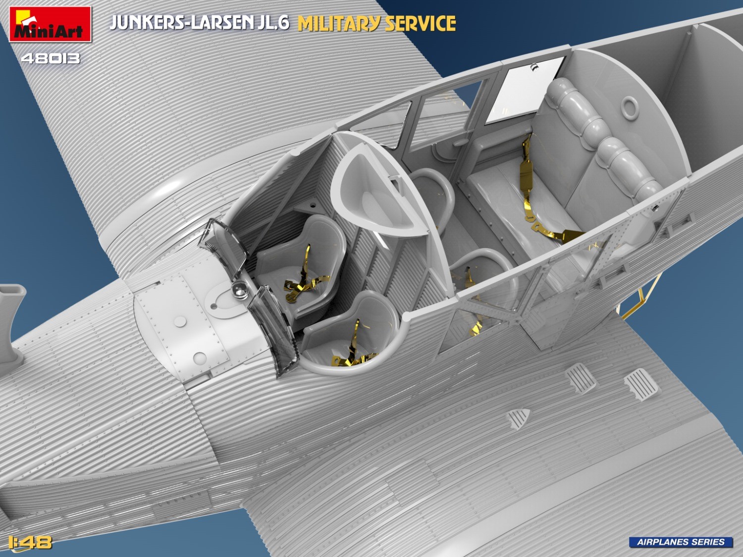MiniArt 48013 1:48 Junkers-Larsen JL.6. Askeri Hizmet Uçağı