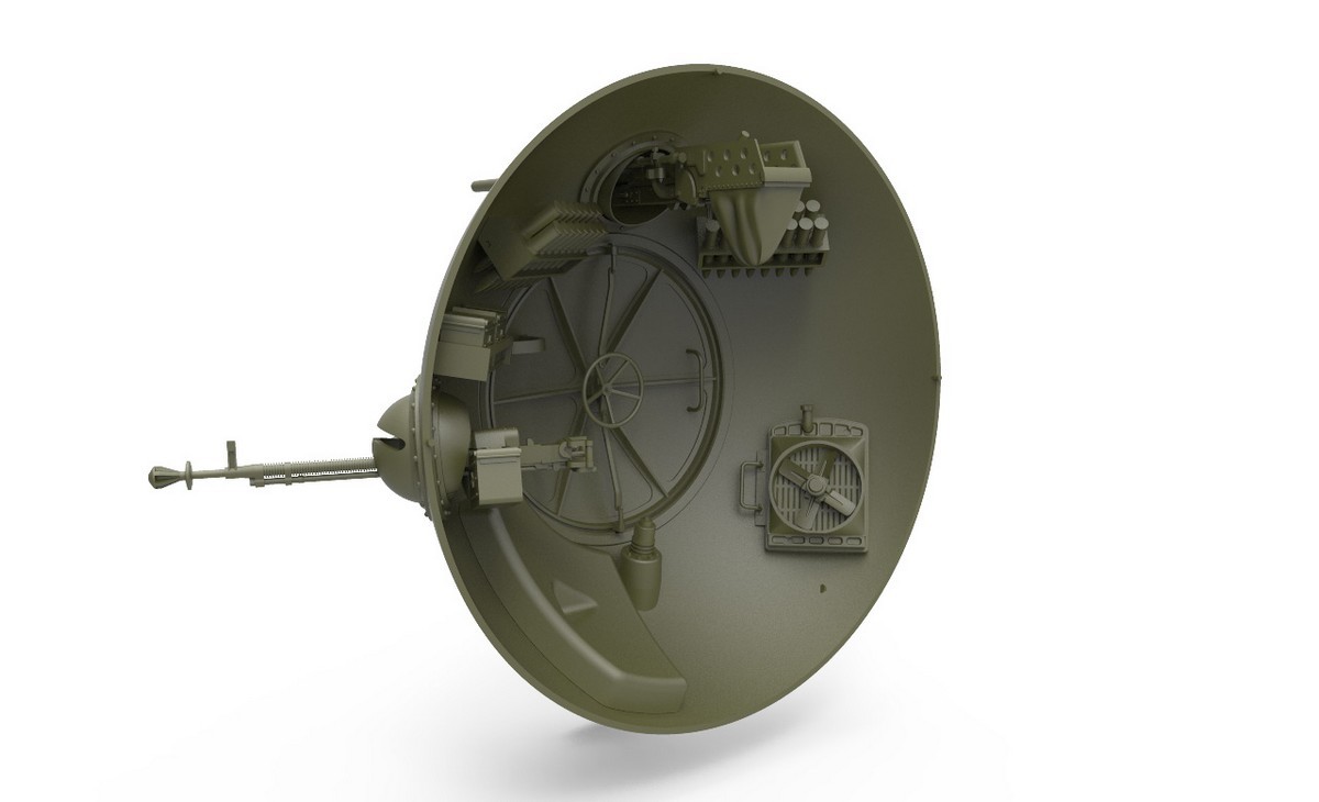 MiniArt 40001 1:35 Sovyet Top Tankı "Sharotank" Interior Kit.