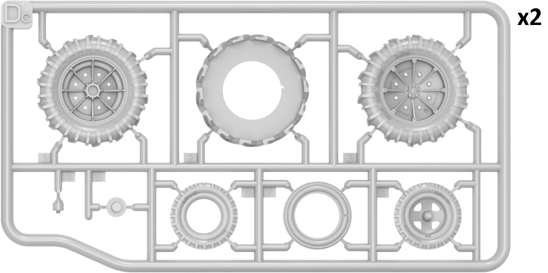 MiniArt 35463 1:35 Arazi Traktörü Standart N “Yeşil” Mod. 1940-41