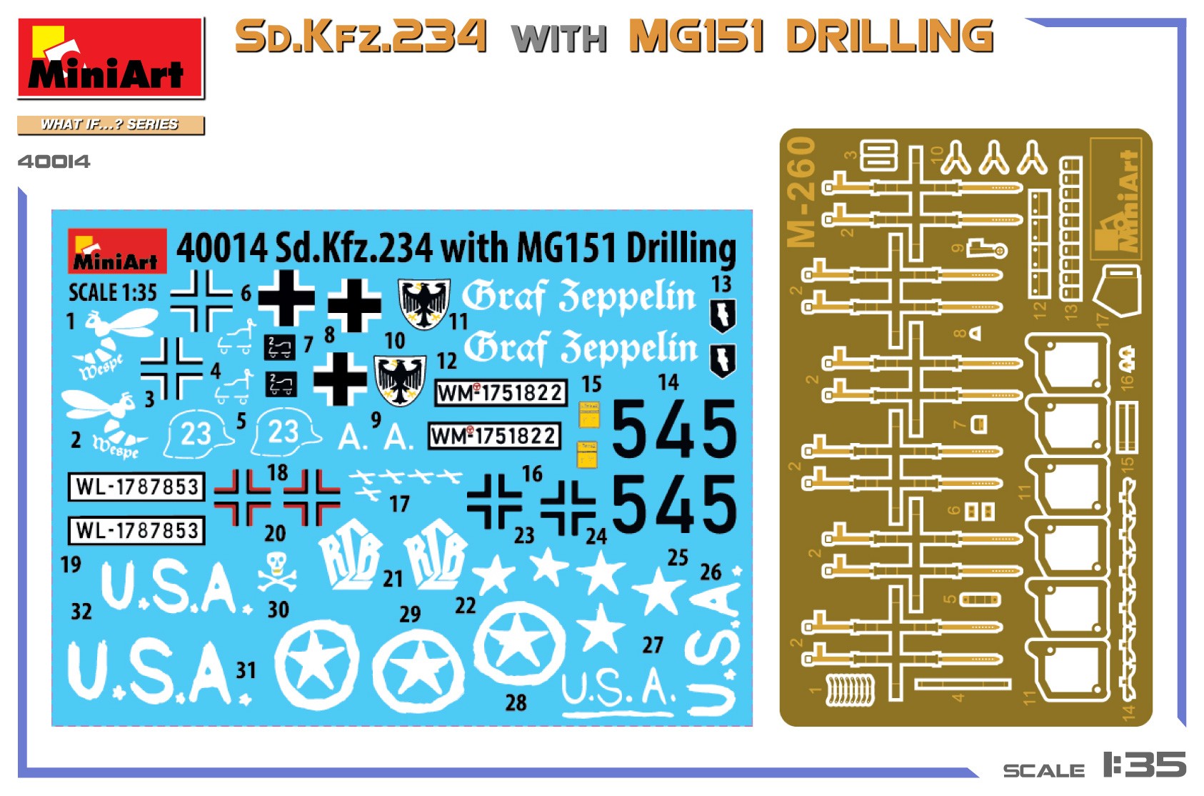 MiniArt 40014 1:35 MG151 Delici ile Sd.Kfz.234