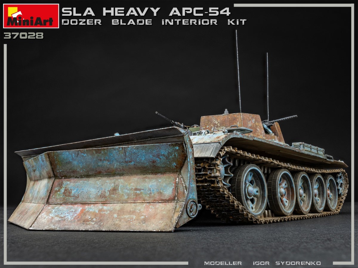 MiniArt 37028 1:35 Dozer Bıçaklı SLA APC T-54 Interior Kit
