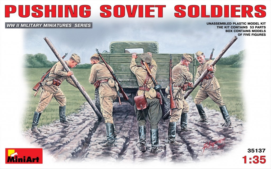 MiniArt 35137 1:35 Araç İten Sovyet Askerleri