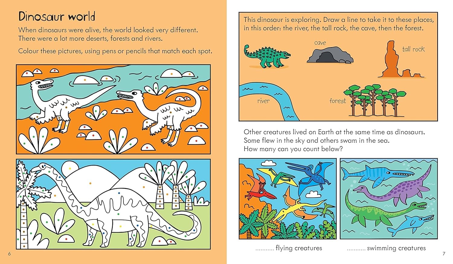 Little Childrens Dinosaur Activity Book