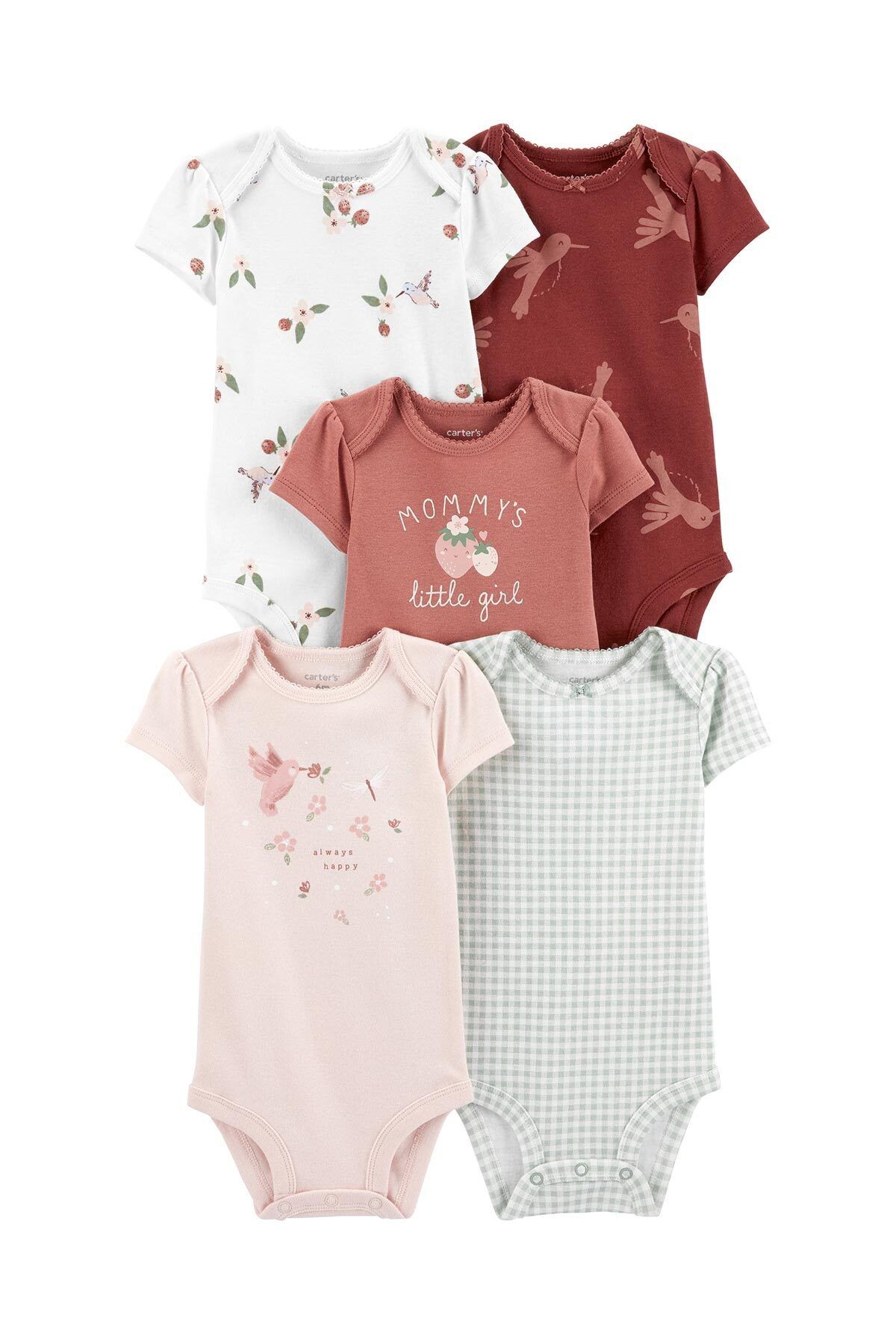 Kız Bebek Body Set 5li Paket