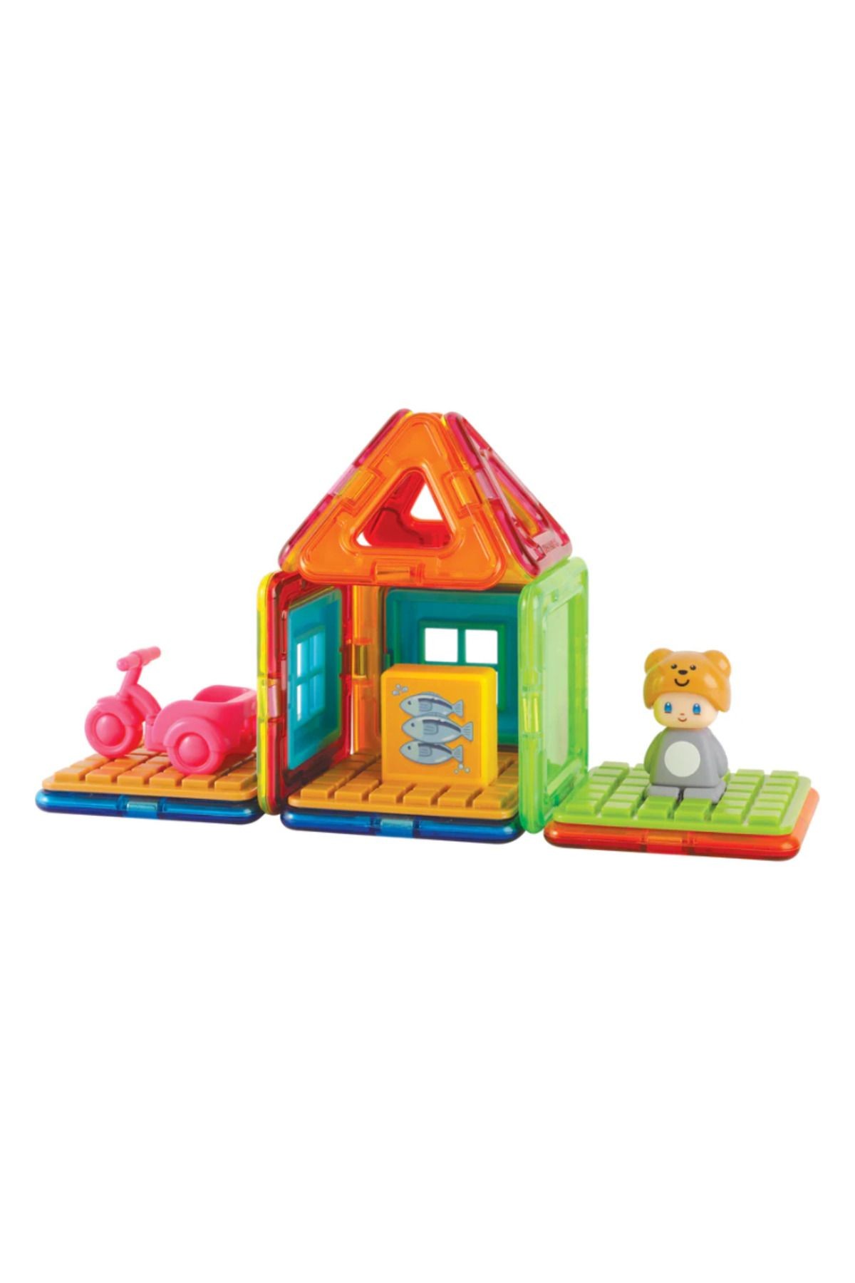 Mıknatıslı Cube House Set - Penguin - 20 Parça