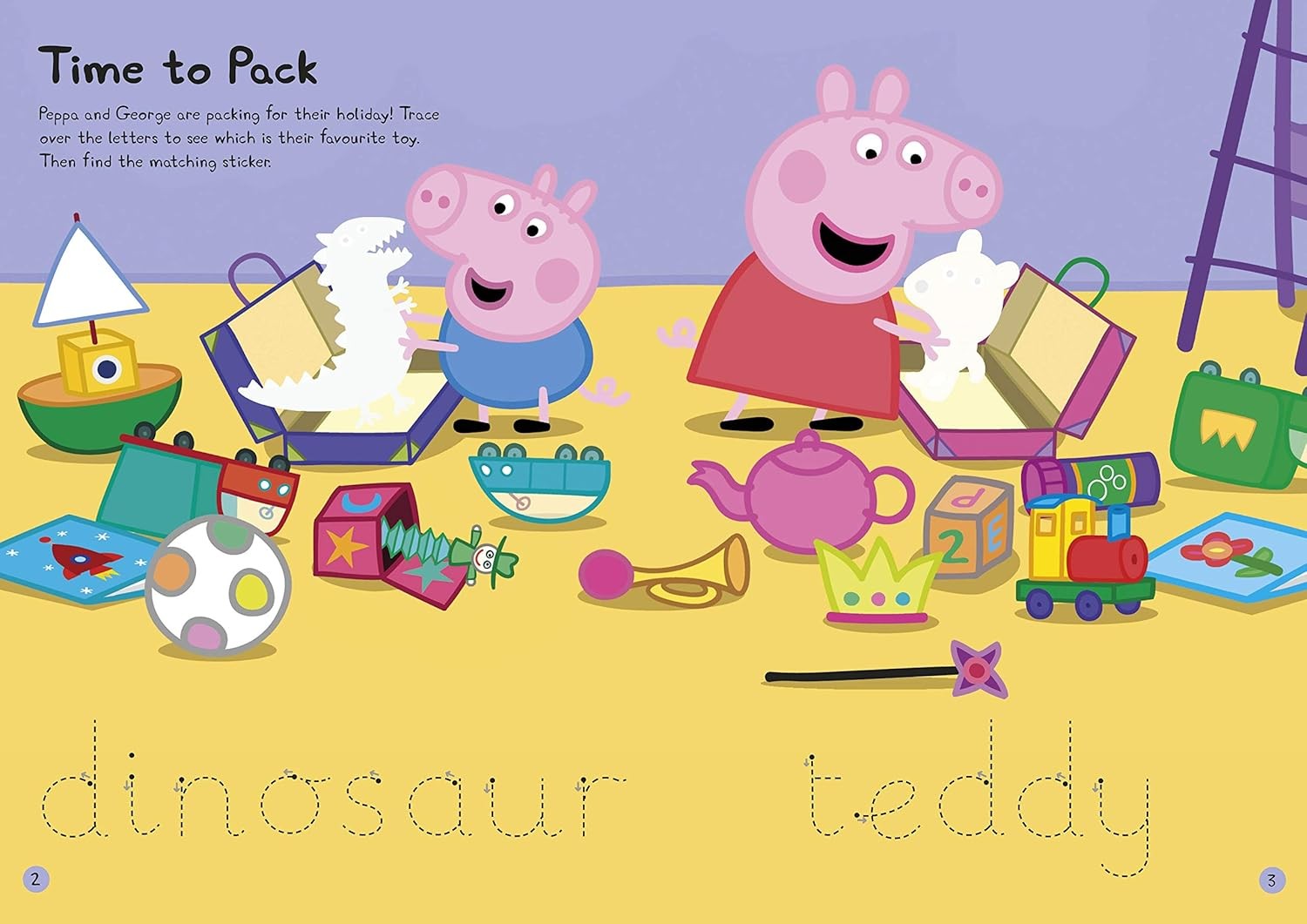 Peppa Pig Happy Holiday Sticker Activity