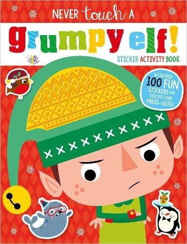 Never Touch a Grumpy Elf Sticker Activity Book - Fil