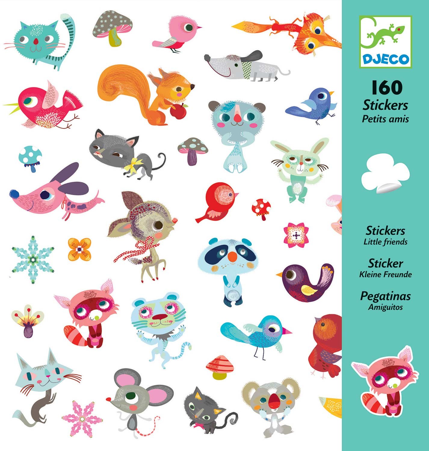 160 Stickers - Little Friends