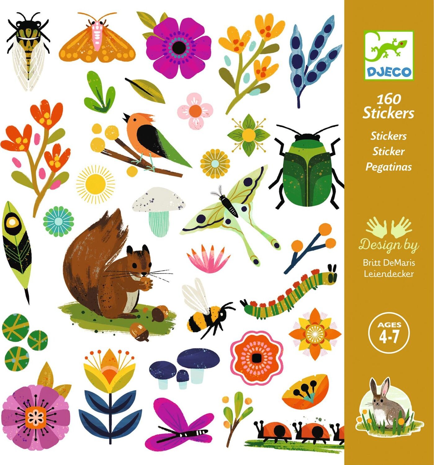 160 Stickers - Garden