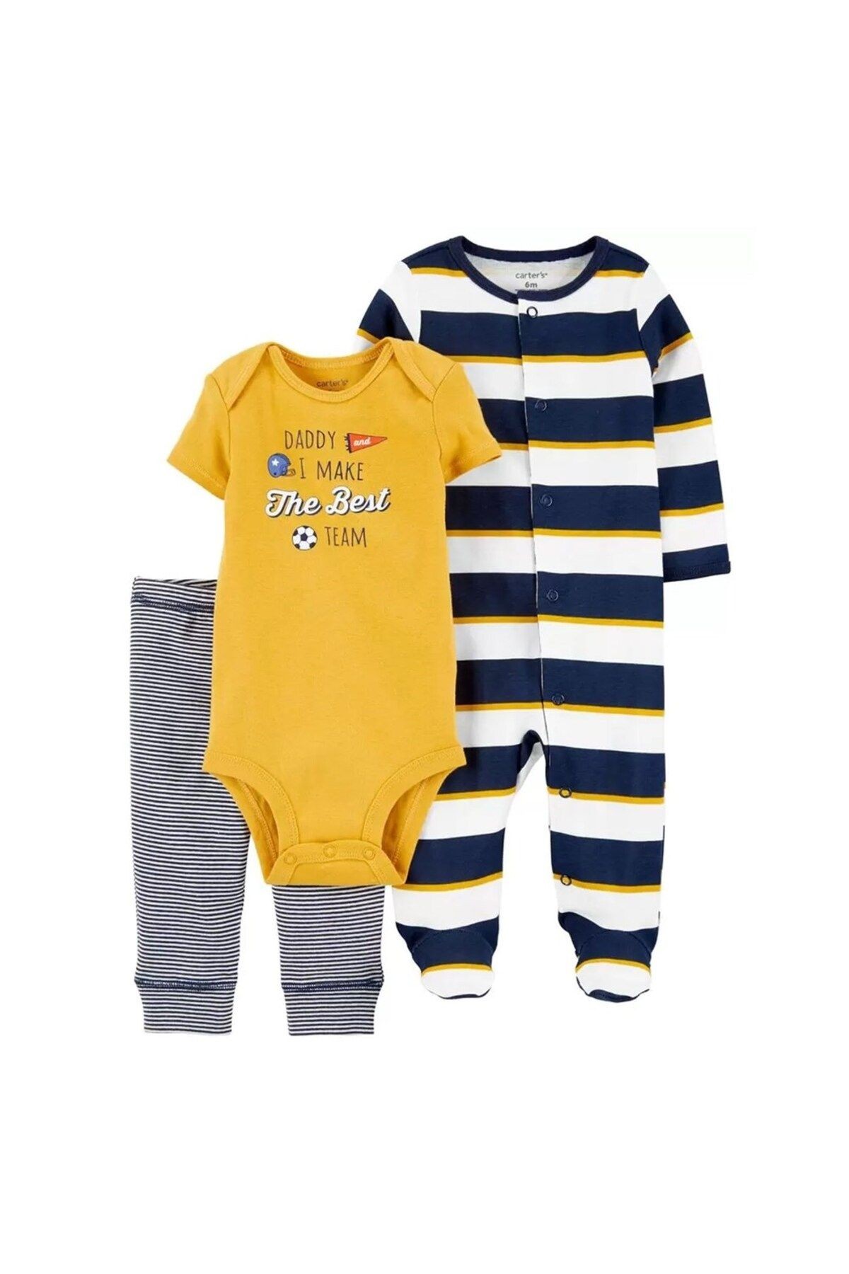 Erkek Bebek Tulum Body Set - Çok Renkli