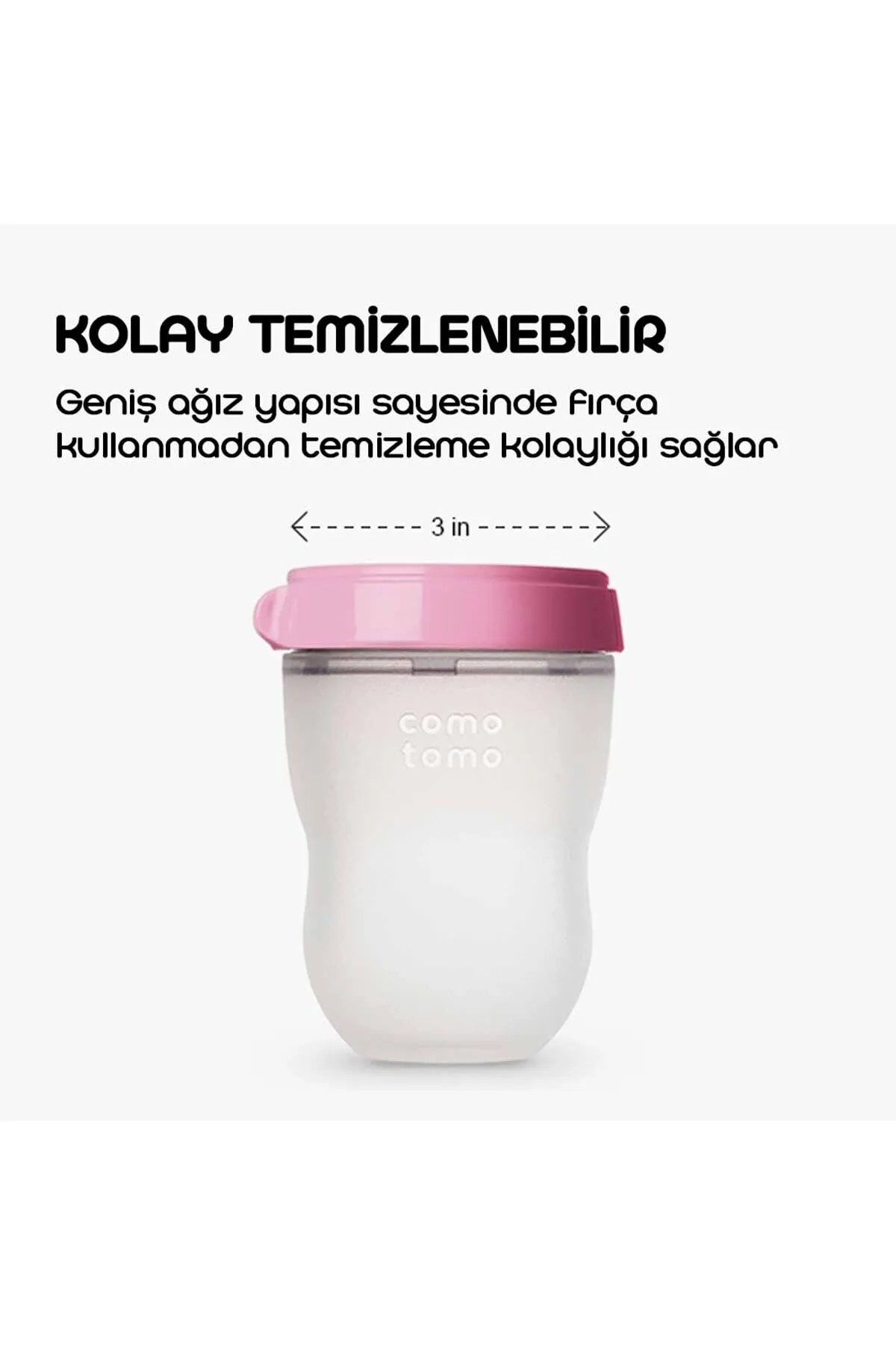 Antikolik Silikon Biberon Orta Akışlı (3-6 Ay) 250ml