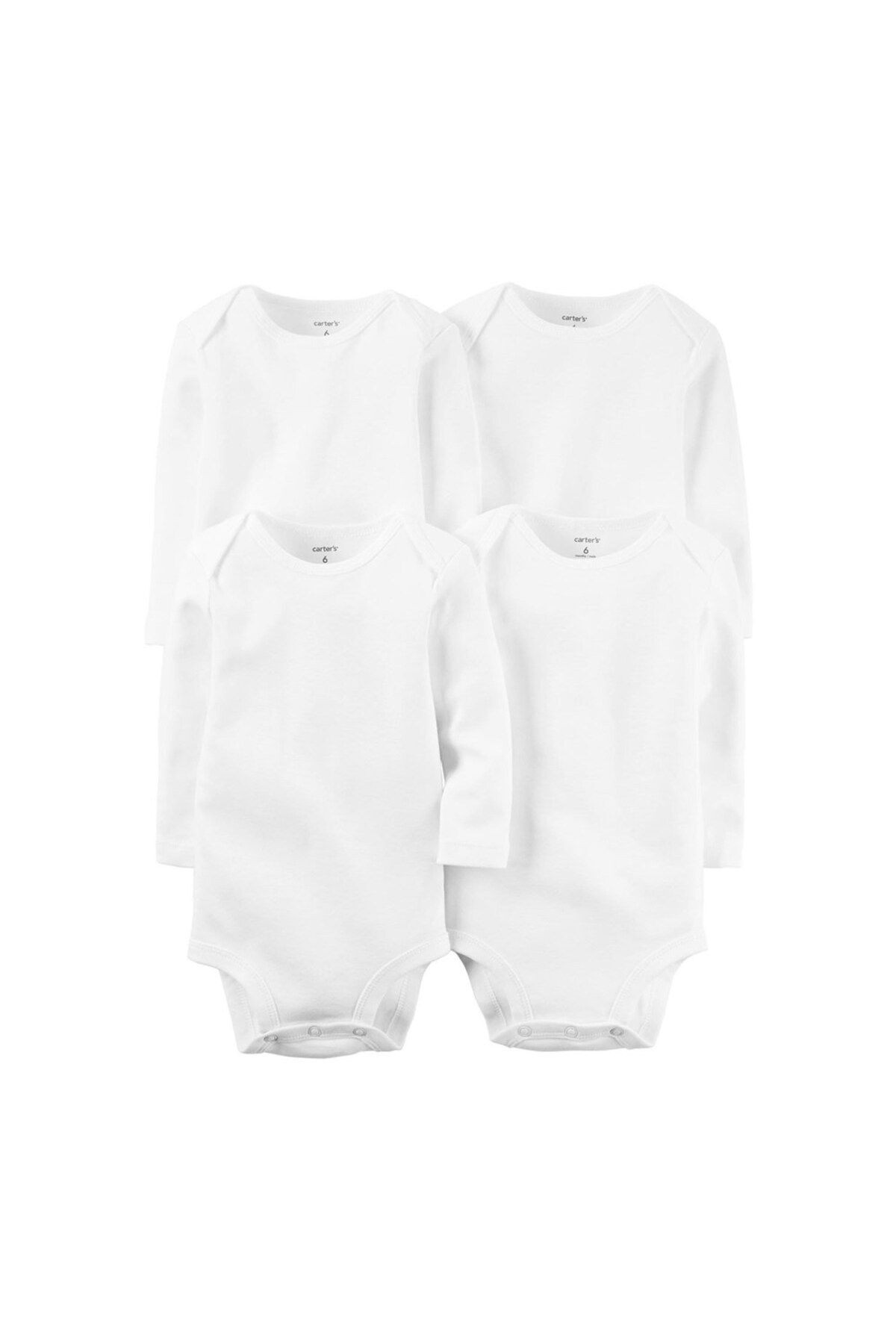 Layette Bebek 4 lü Beyaz Body