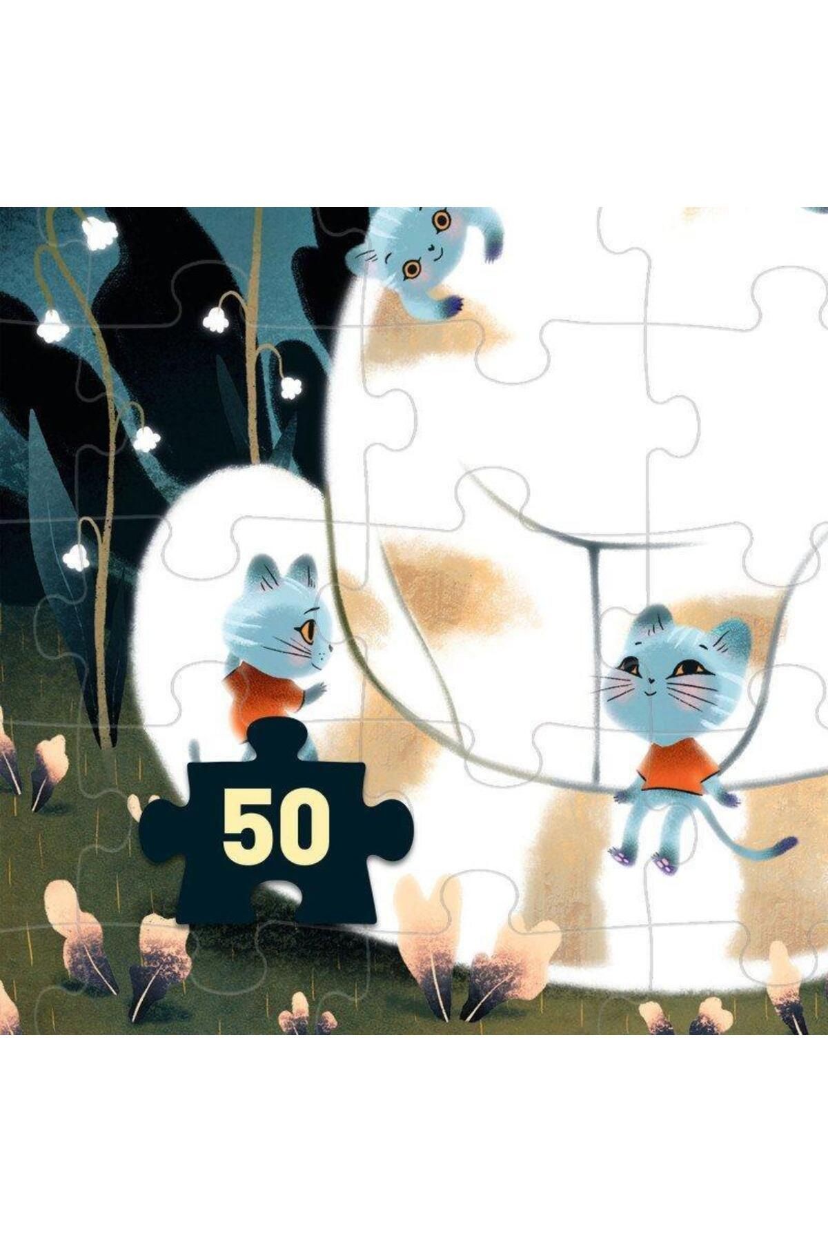 Wizzy Puzzle 50 Parça / Cuddly Cats