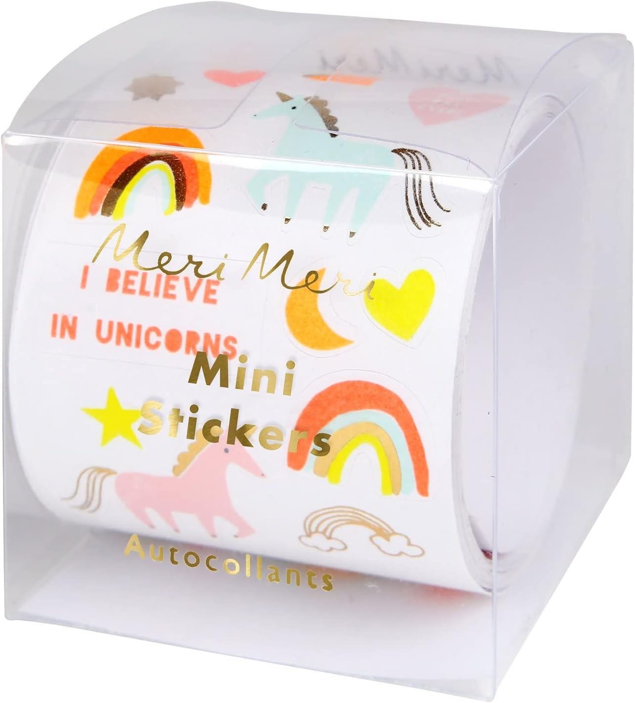 Mini Unicorn Rulo Çıkartma - Std