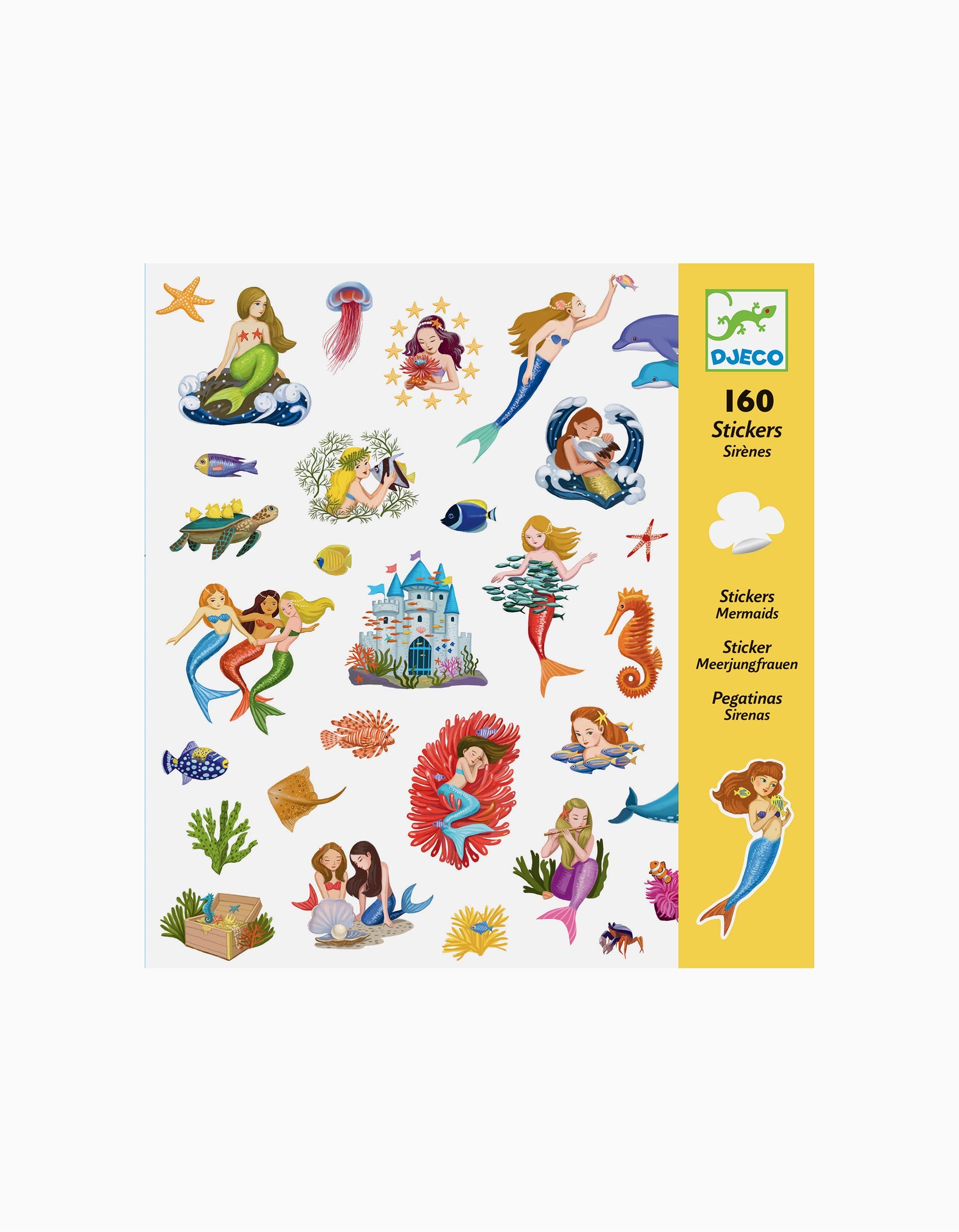 160 Stickers - Mermaids