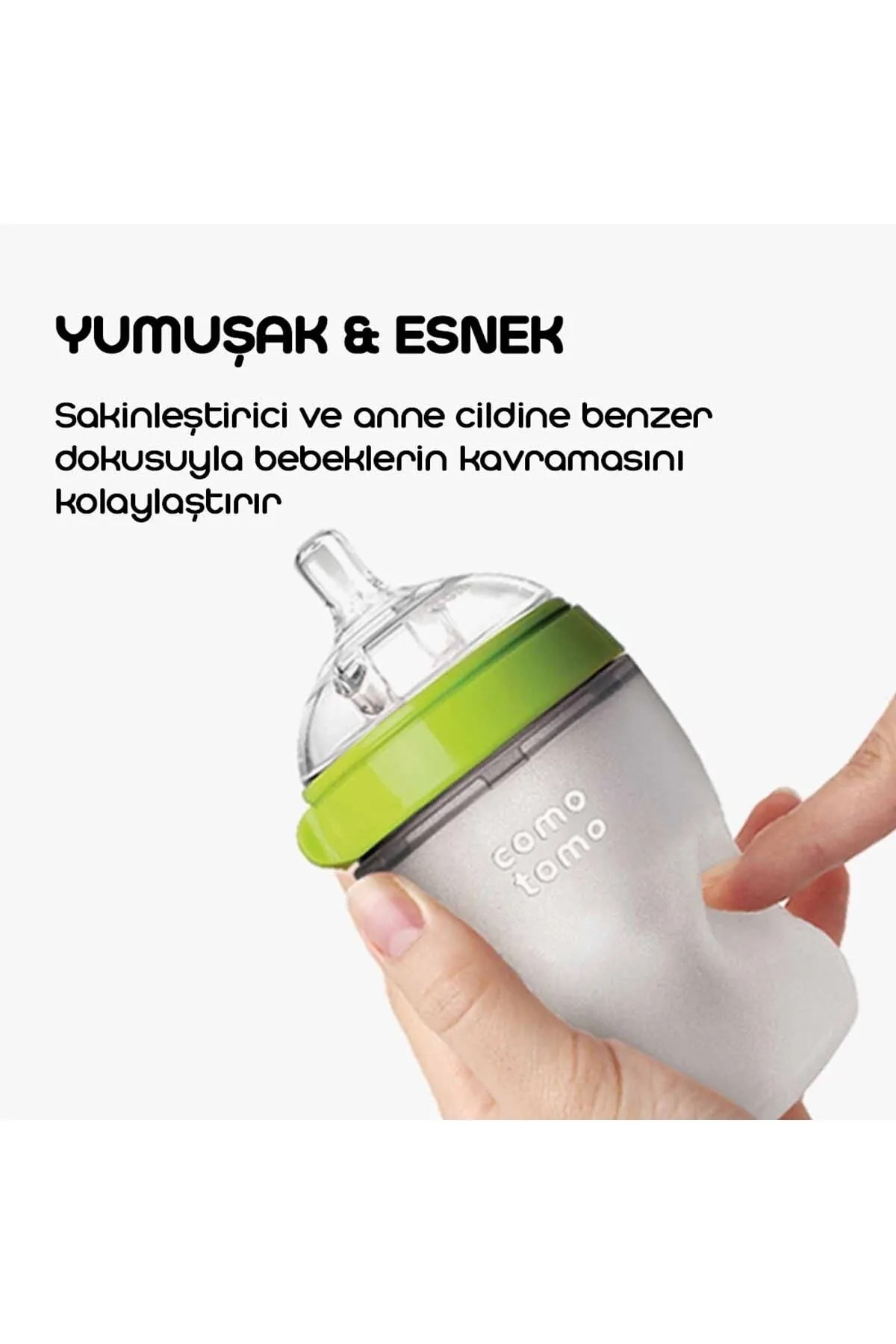 Antikolik Silikon Biberon Orta Akışlı (3-6 Ay) 250ml