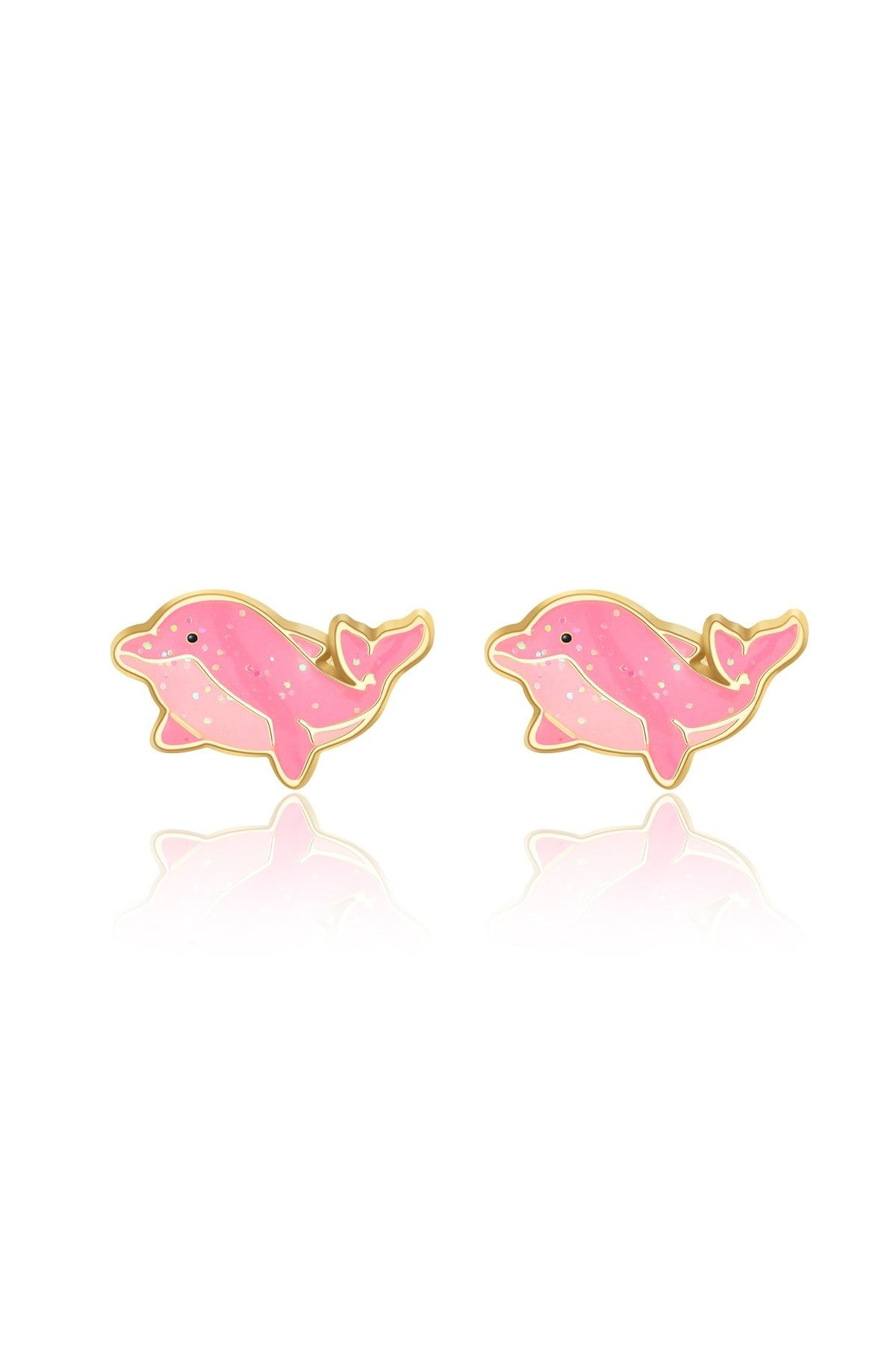 Cutie Studs Küpe - Dazzling Dolphin