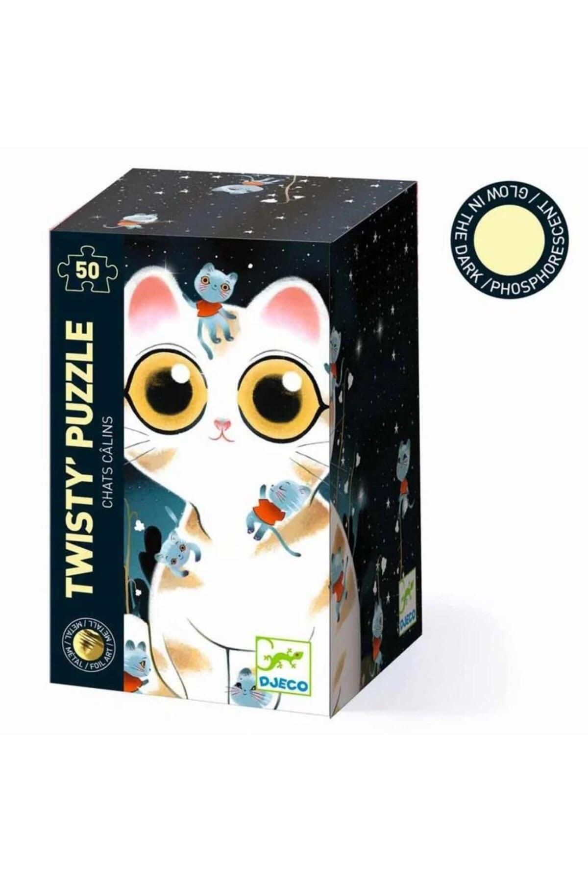 Wizzy Puzzle 50 Parça / Cuddly Cats