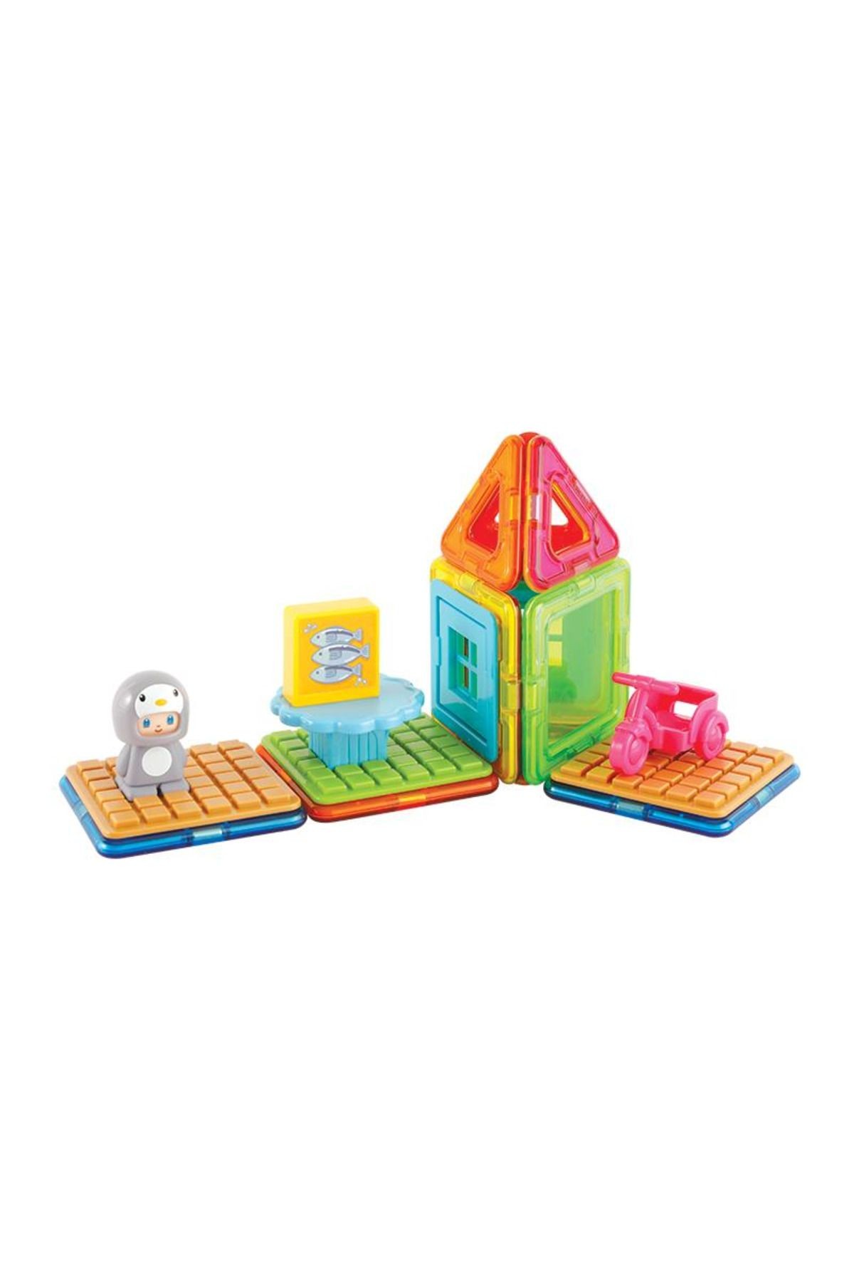 Mıknatıslı Cube House Set - Penguin - 20 Parça