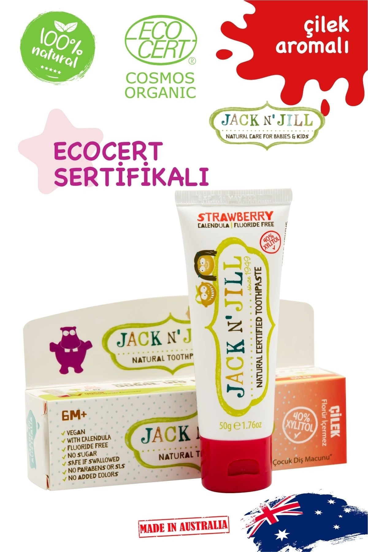 Çilek Aromalı Macun