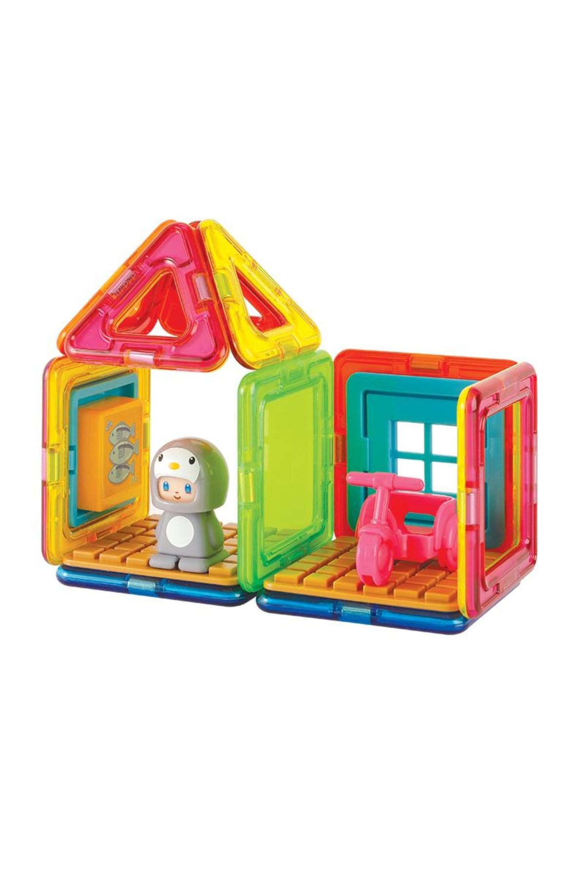 Mıknatıslı Cube House Set - Penguin - 20 Parça