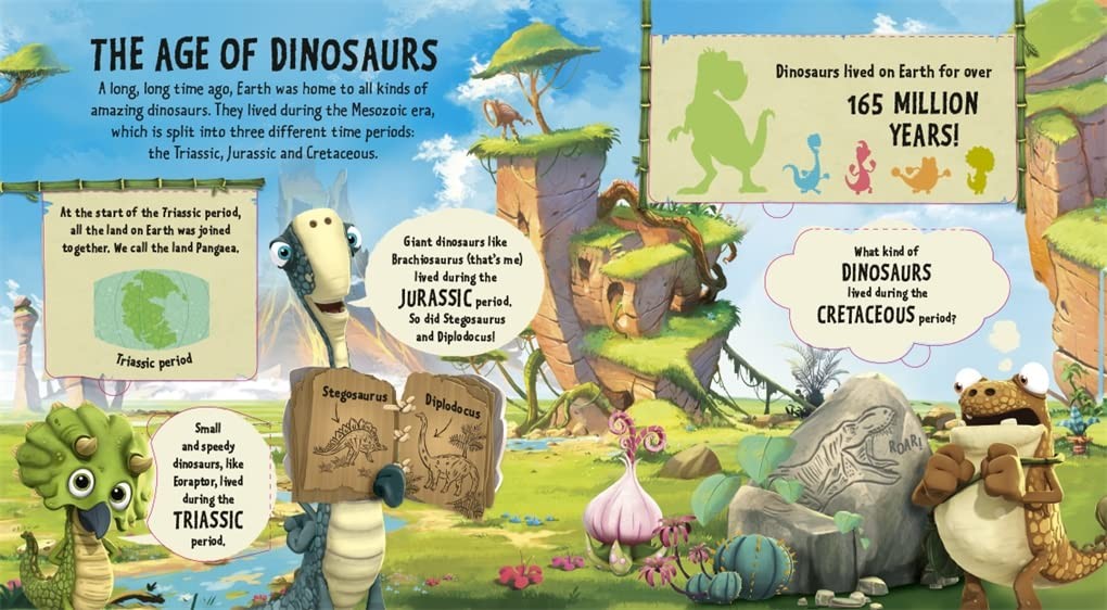 Gigantosaurus - Dinopedia : lift the flaps to discover the world of dinosaurs!