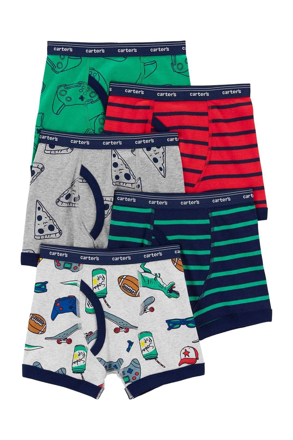 Erkek Çocuk 5'li Boxer Set