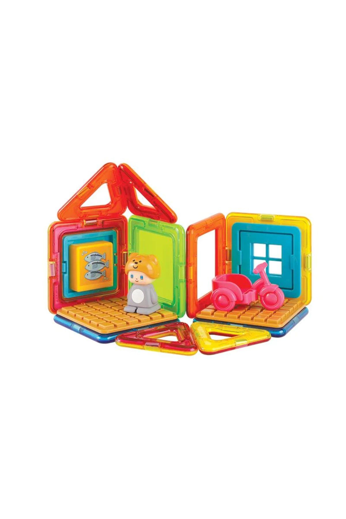 Mıknatıslı Cube House Set - Penguin - 20 Parça