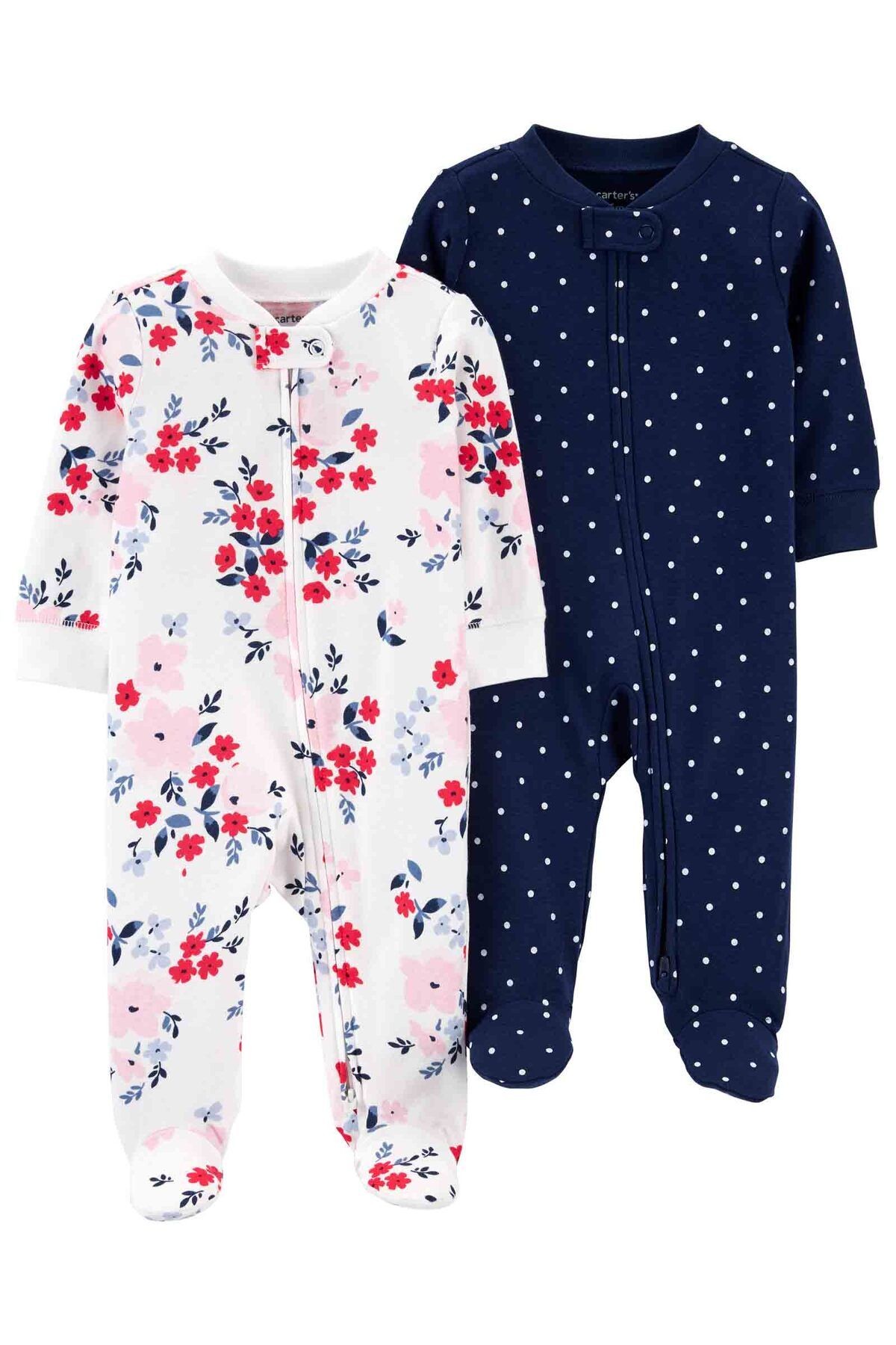 Layette Kız Bebek 2 li Tulum - Renkli