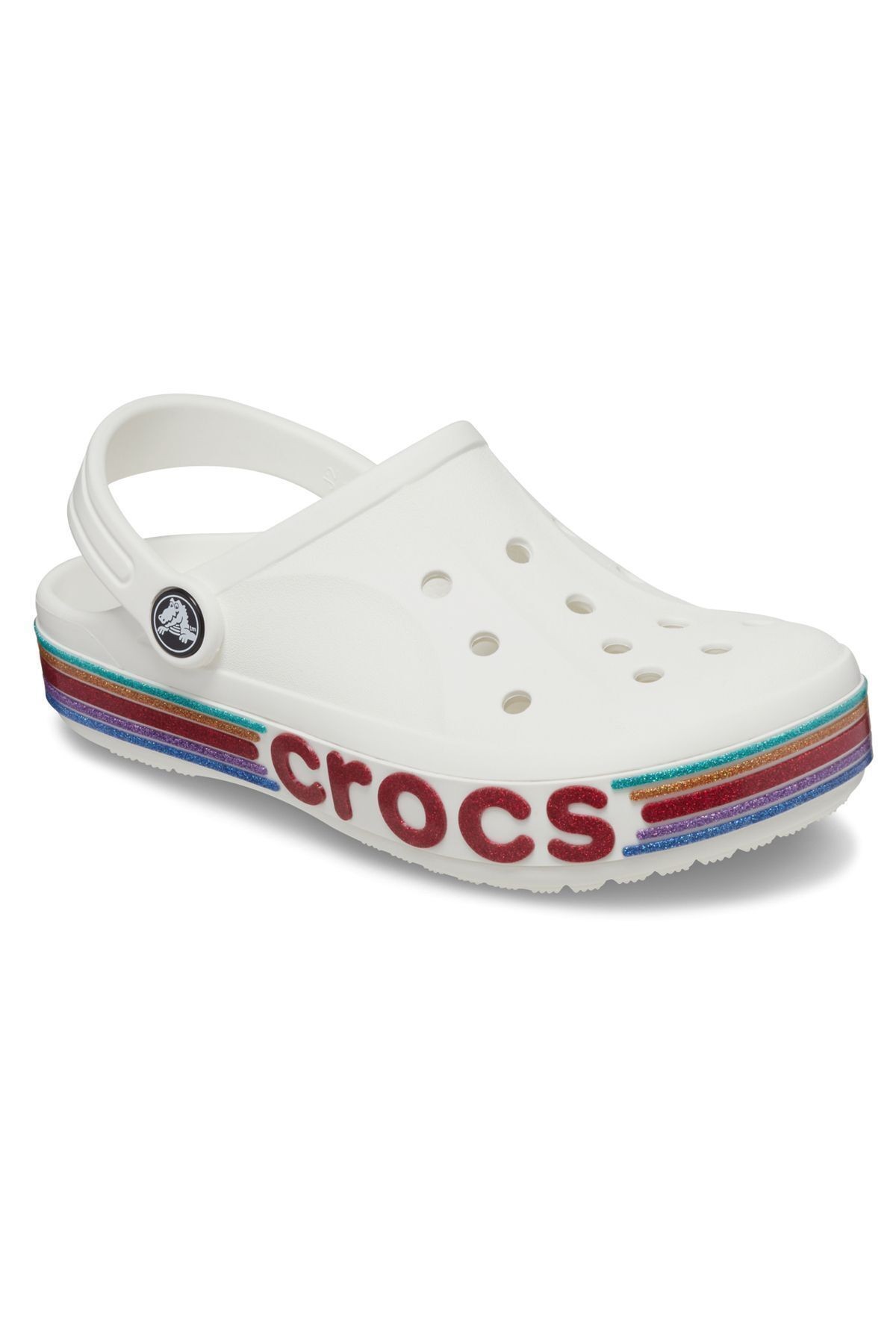 Crocs Bayaband Rainbow Glitter Clg T - Beyaz