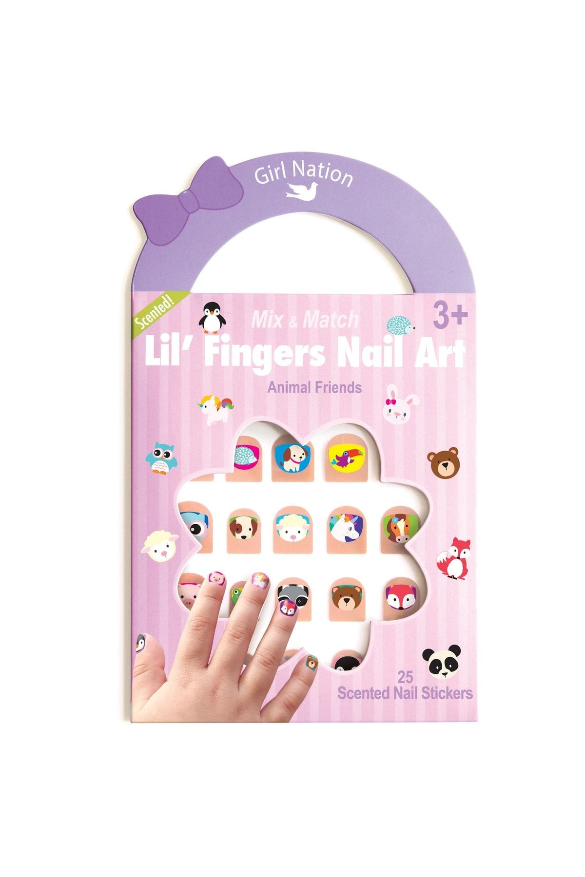 Lil Fingers Nail Art  Desenli Tırnak Çıkartmaları