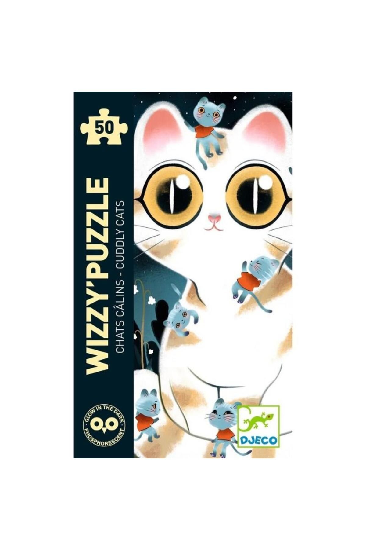 Wizzy Puzzle 50 Parça / Cuddly Cats