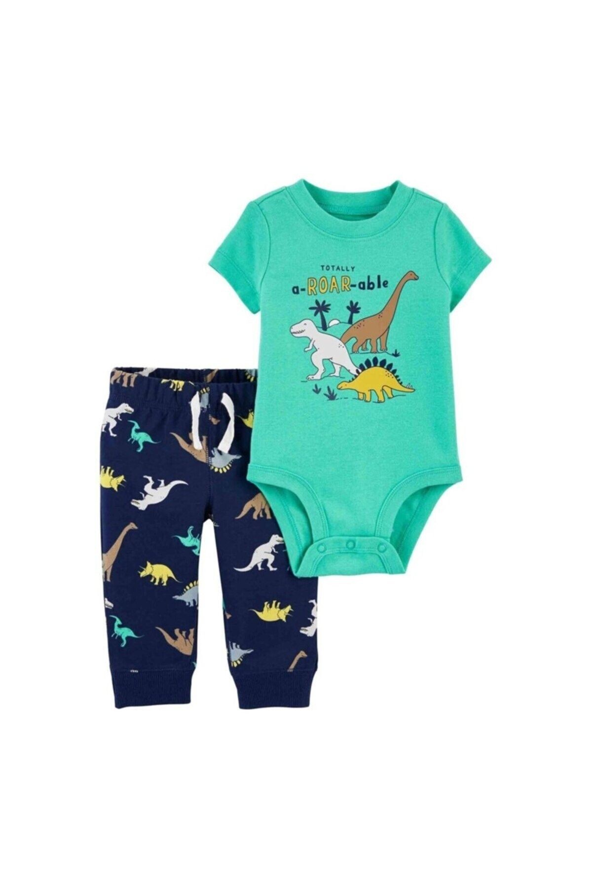 Erkek Bebek 2 li Set - Yeşil