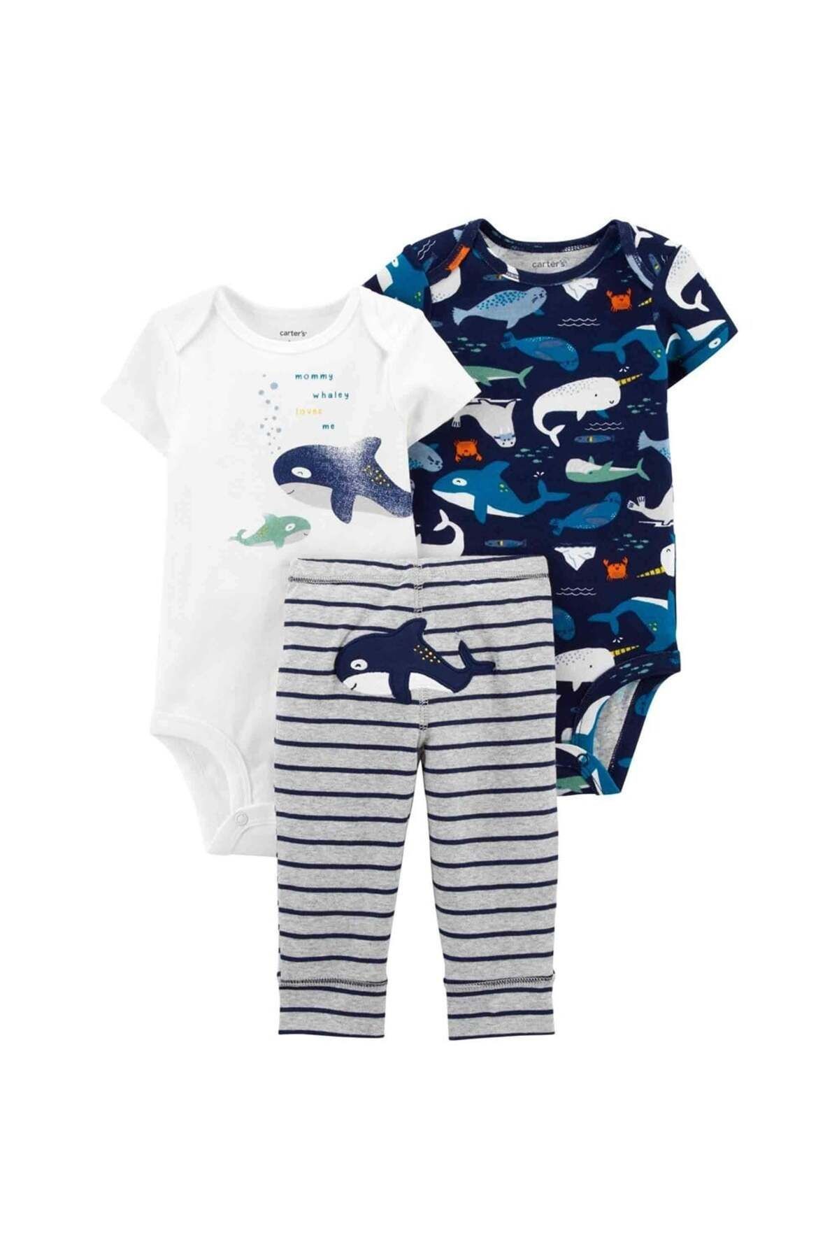 Layette Erkek Bebek 3 lü Set