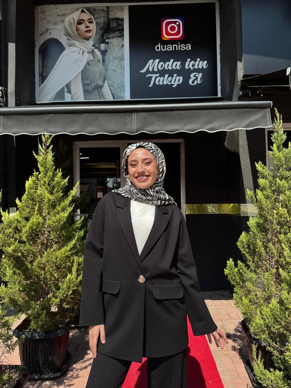 Ceremony Tek Düğmeli Blazer Çelik Ceket W-6846 - Siyah