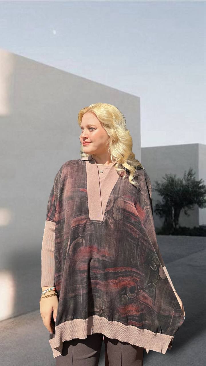 Ghisa - Triko Detaylı Tunik 5KÖRTNK4029 - Vizon