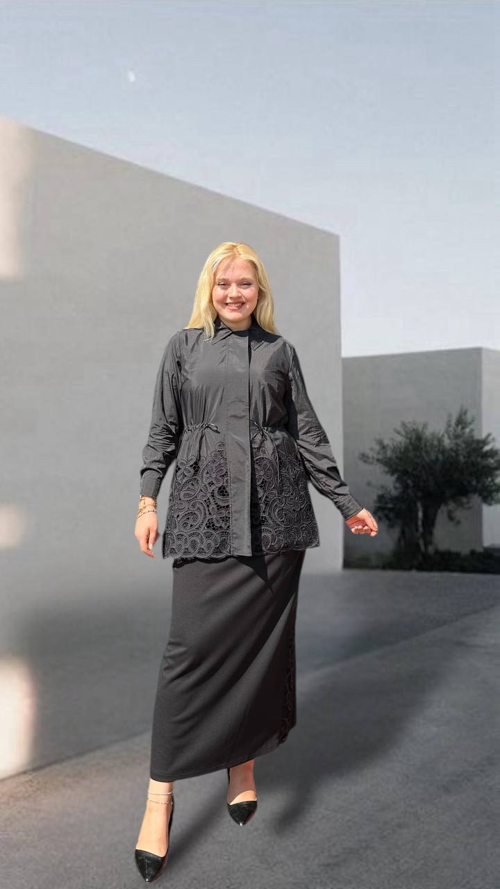 Fuat Gürşen - Etekli Takım - Siyah 2607