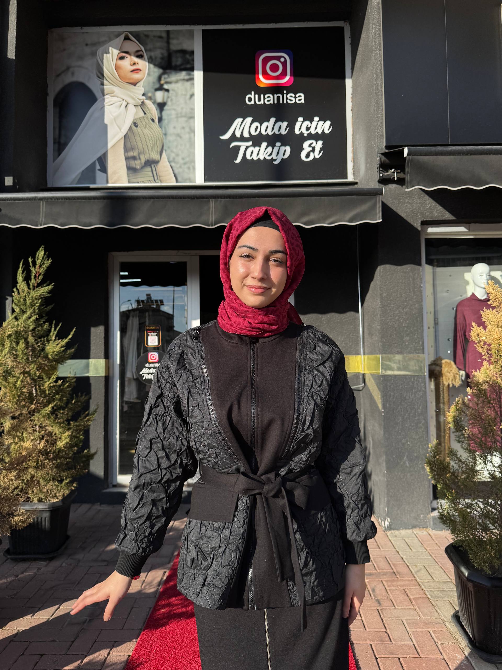 Ceremony Santana Örme Garnili Kısa Kap W-6848