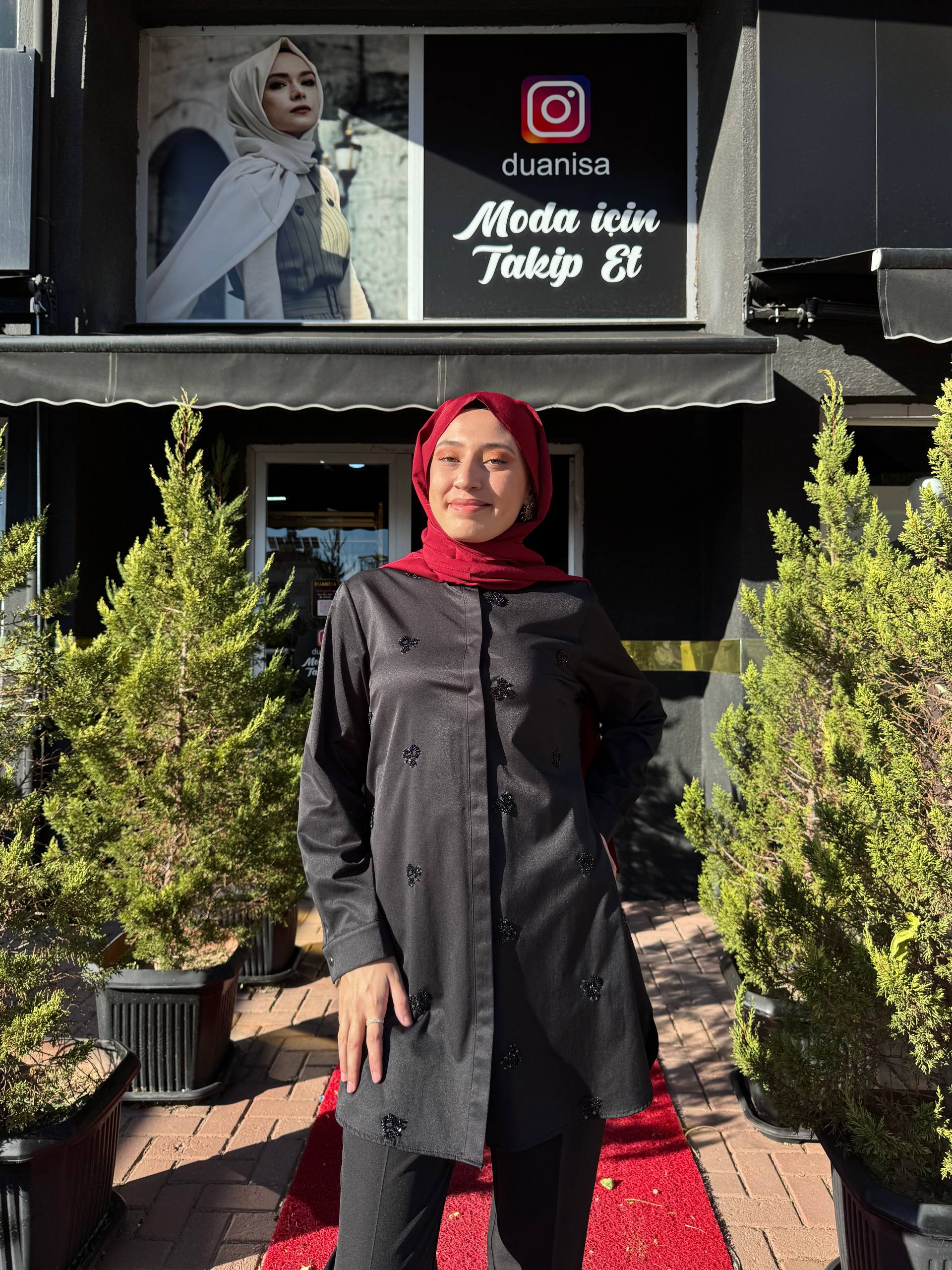 Fuat Gürşen Tunik 25K-4316 - Siyah