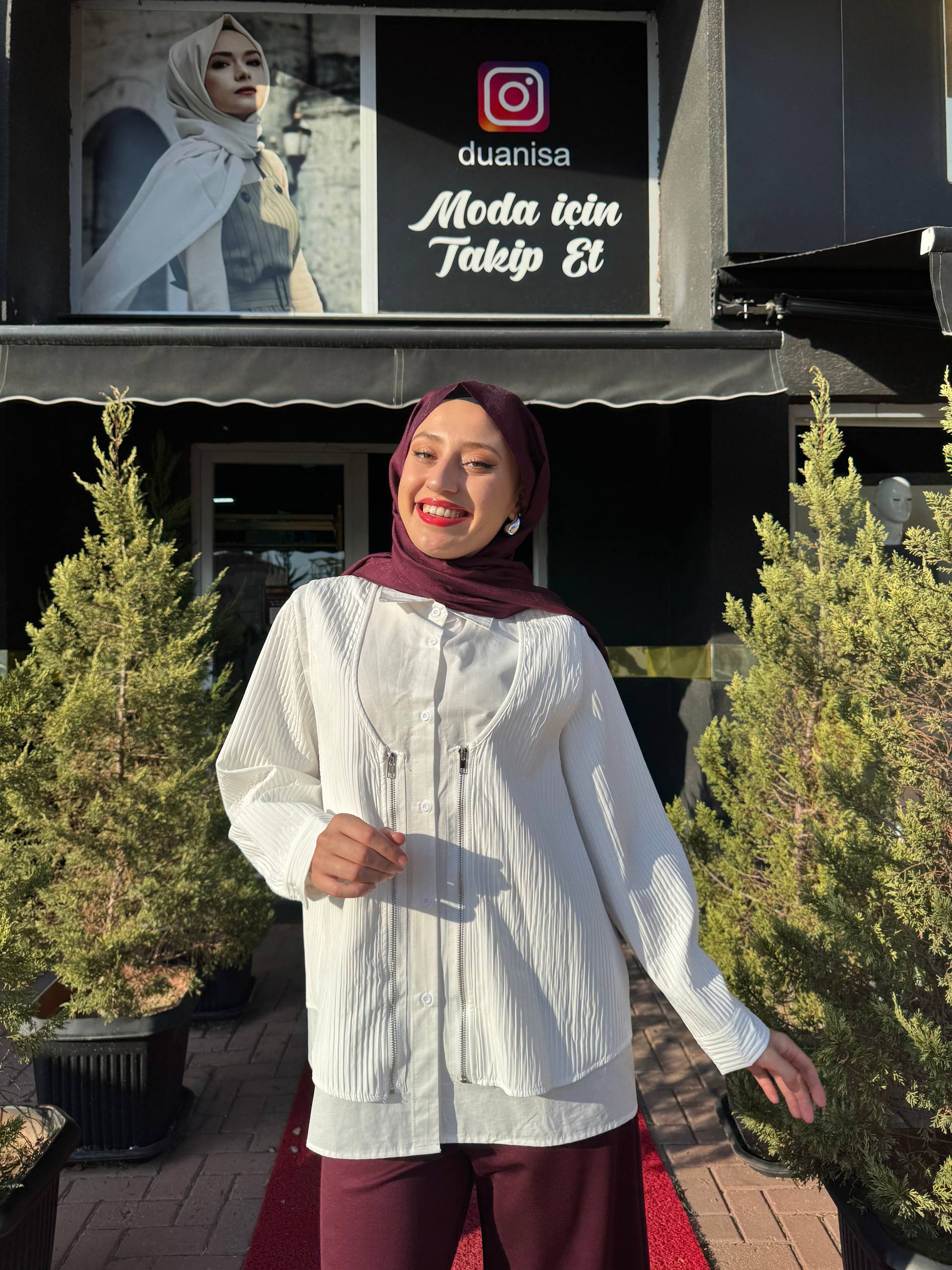 Fuat Gürşen Tunik 25K-4333 - Ekru