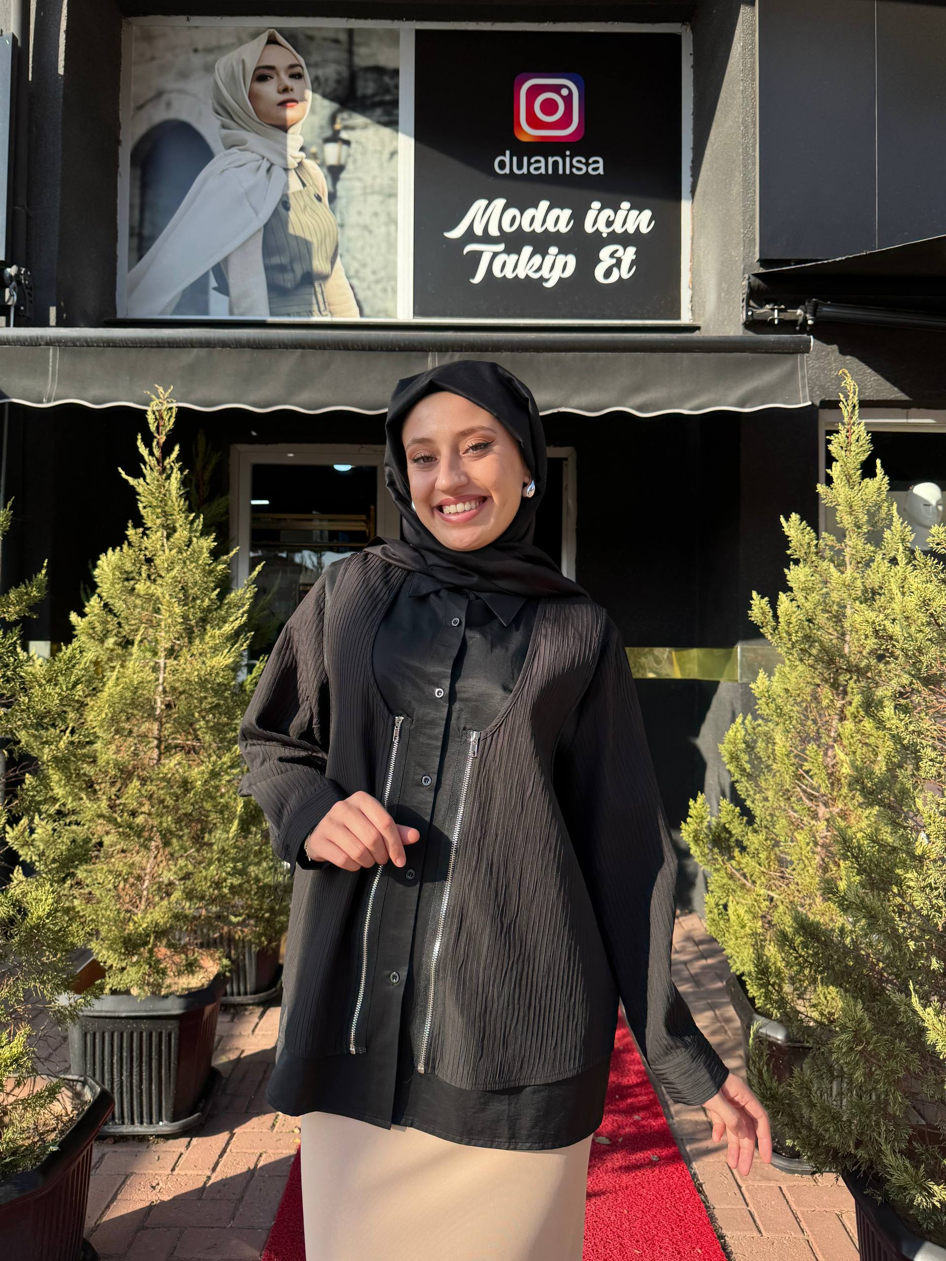 Fuat Gürşen Tunik 25K-4333 - Siyah