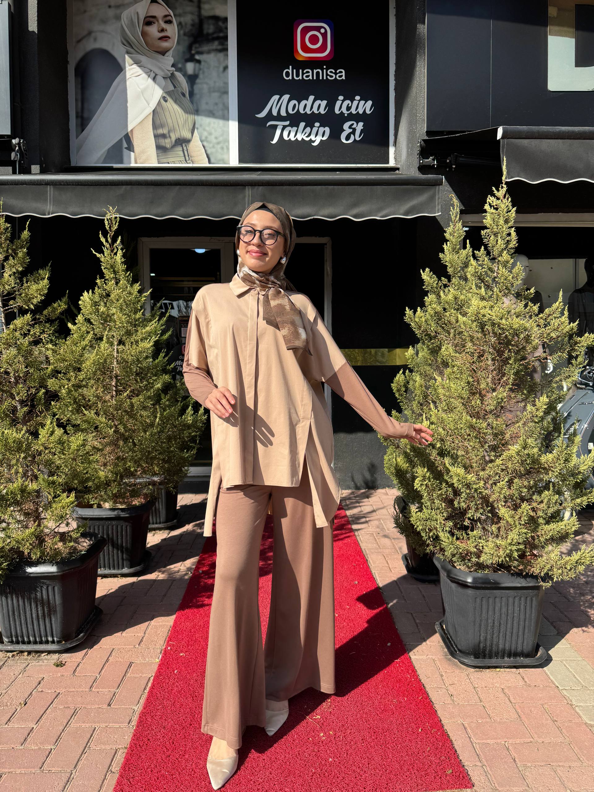 Almarwah Takım Camel Kahve 202866