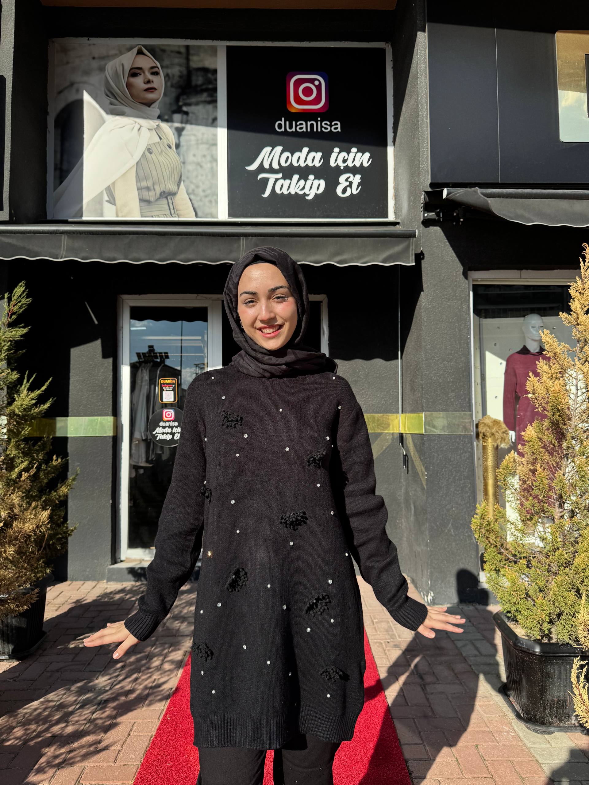 Fuat Gürşen Tunik 25K-4352 - Siyah