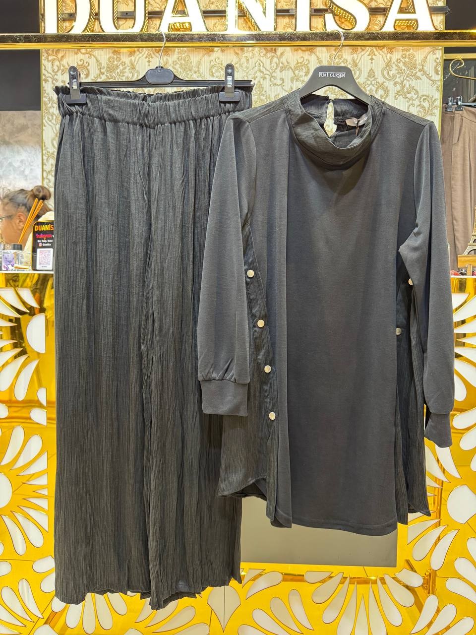 Lissmore Pantolonlu Takım WİN-5972 - Siyah