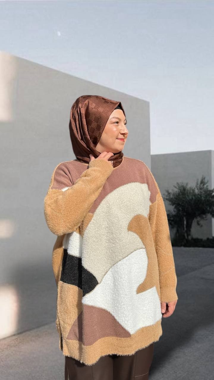 Ghisa - Triko Tunik 5KPİTNK4783 - Camel