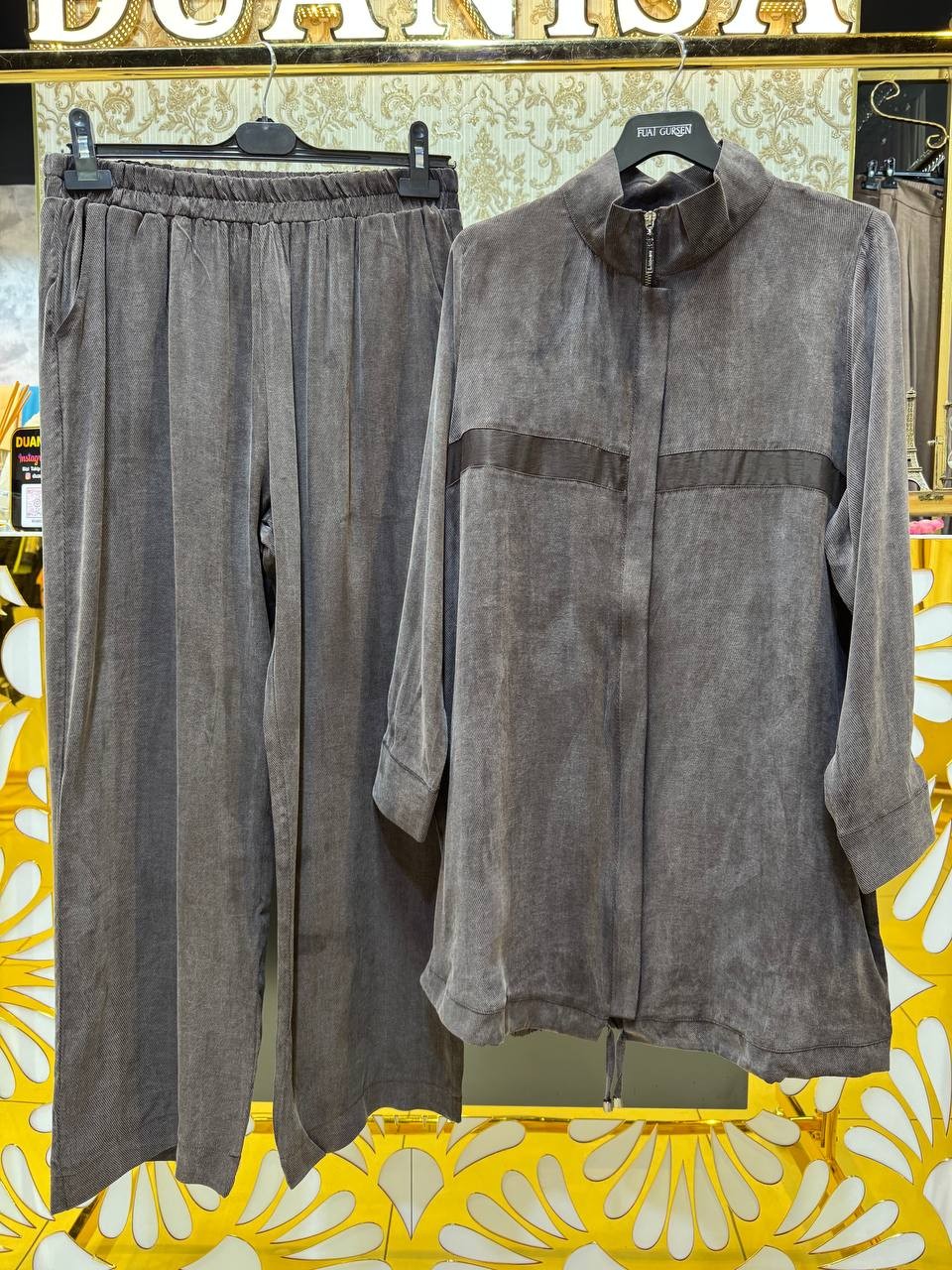 Lissmore Pantolonlu Takım WİN-5918 - Kahve